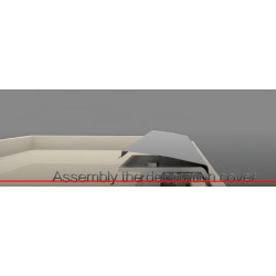 Perfil tampa superior p/sistema de roupeiro STRONG Planio, alumínio, C.4000 mm