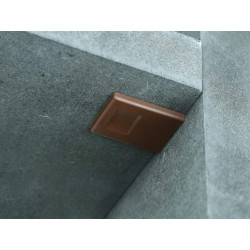 Suporte de prateleira com perno Sekure, aço, plástico antracite, Ø.5 mm