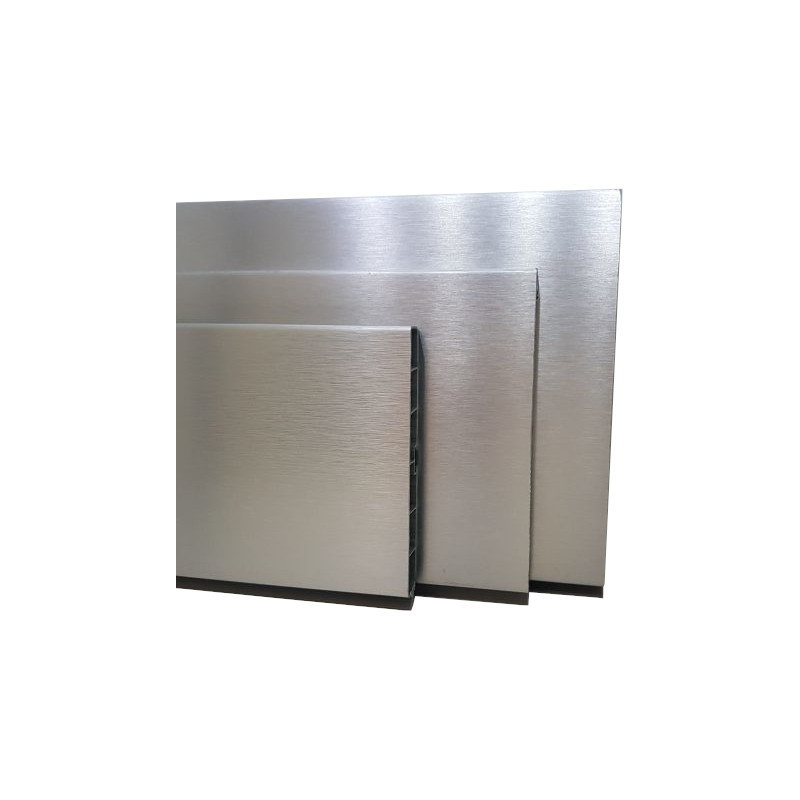 Rodapé para cozinha, plástico PVC revestido, branco, 100 x 4000 mm