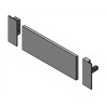 Perfil frontal p/gaveta interna STRONG StrongMax 336108, antracite, A.100,5 x C.1100 mm