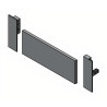 Perfil frontal p/gaveta interna STRONG StrongMax 336108, antracite, A.100,5 x C.1100 mm