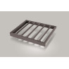 Calceiro extraível c/amortecedor STRONG p/roupeiro, 13 barras, castanho escuro, L.864 x P.420 x A.56, MOD.900 mm