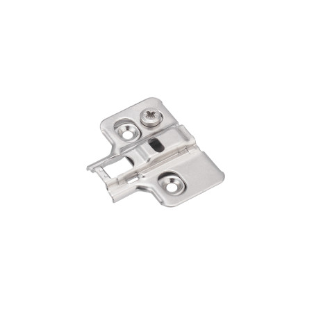 Calço 3D STRONG S3 315856 p/dobradiça c/clic, aço niquelado, p/aparafusar, furação 32, altura H0