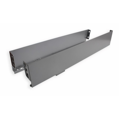 Lateral de gaveta super fina DTC Pure Box T79, antracite, A.84 x C.500 mm (juntar N83, A22, Q52)