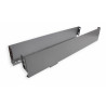 Lateral de gaveta super fina DTC Pure Box T79, antracite, A.84 x C.500 mm (juntar N83, A22, Q52)
