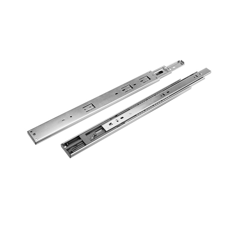 Corrediça telescópica de esferas de gaveta c/amortecedor STRONG StrongBall S1 336247, extração total, 17 kg, A.44 x C.350 mm