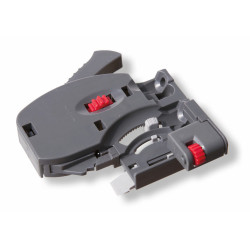 Corrediça oculta de gaveta c/amortecedor STRONG StrongRide 3D, extração total, c/suporte frontal, 30 kg, C.400 mm