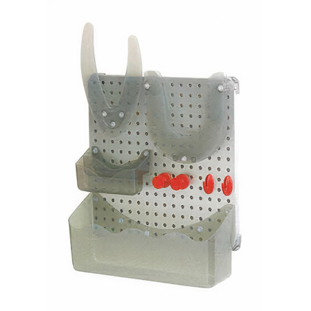 Stock-Off, suporte p/produtos de limpeza p/cozinha Gollinucci 800, alumínio/plástico cinza, 3 kg, P.140 x A.370 x L.370 mm