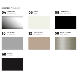 Puxador atual, asa ponte SCH 825.256.08, zamak lacado preto, 2 furos distância 256, L.20 x A.11 x C.446 mm