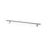 Puxador atual, asa barra redonda reta SCH 327.758.57, inox, porta L.900, 2 furos distância 758, Ø.12 x A.32 x C.828 mm