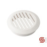 Grelha/respiro de ventilação redonda STRONG 11381, plástico branco, A.17 x Ø.50 mm