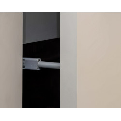 Batente tic-tac c/amortecedor STRONG Smootis 513985, plástico branco, p/porta 17-22 kg c/5 dobradiças