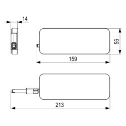 Batente tic-tac c/amortecedor STRONG Smootis 513985, plástico branco, p/porta 17-22 kg c/5 dobradiças