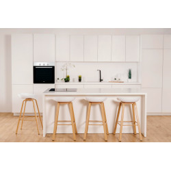 Forno multifunção de encastre CATA MES 8007 X, 7 funções, inox e vidro preto, CE.A 220/240V 50/60Hz, 40ºC-240ºC, 80 lt, 60 cm