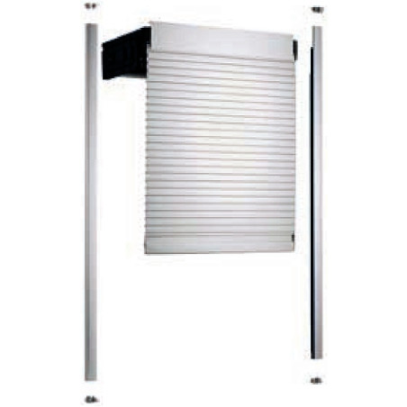 Conjunto esteira/persiana REHAU C-Box 789048, perfil com 25 alumínio, para painéis de 16, L.900 x A.1500 mm