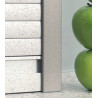 Conjunto esteira/persiana REHAU C-Box 789048, perfil com 25 alumínio, para painéis de 16, L.900 x A.1500 mm