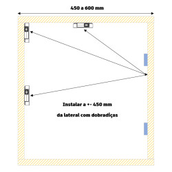 Batente tic-tac c/amortecedor STRONG Smootis 506463, plástico cinza, p/porta 12-17 kg c/4 dobradiças