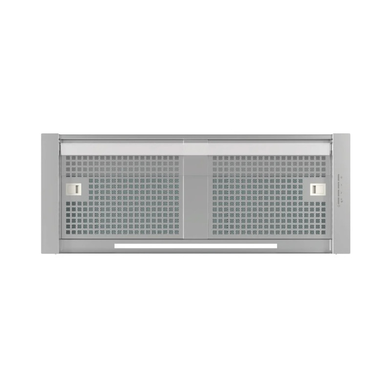 Exaustor de encastre CATA CORONA X 80, inox, CE.A 283W, 1 tira LED, som 50-65dB, fluxo ar 4 velocidades 340-850m3/h, 80 cm