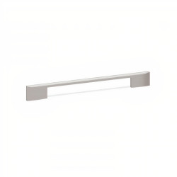Puxador atual, asa barra rectangular SCH 377.160.58, zamak níquel satinado, 2 furos distância 160, L.7 x A.30 x C.187 mm