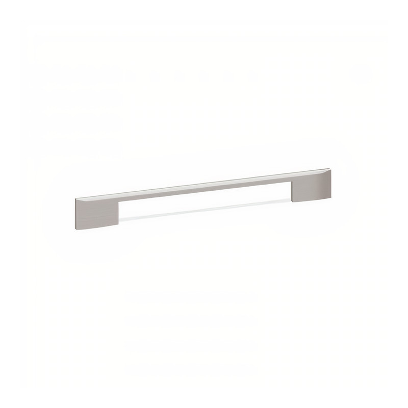 Puxador atual, asa barra rectangular SCH 377.160.58, zamak níquel satinado, 2 furos distância 160, L.7 x A.30 x C.187 mm