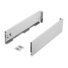 Lateral de gaveta STRONG StrongMax slim/fina, esquerda + direita, branco, E.16, A.121 x C.500 mm (juntar corrediça)