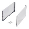 Lateral de gaveta STRONG StrongMax slim/fina, esquerda + direita, branco, E.16, A.249 x C.550 mm (juntar corrediça)