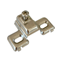 Calço DANCO FB 990/4-4 AR para dobradiça, aço niquelado, furação 32, altura 4 mm