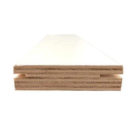 Aro de passagem, contraplacado revestido a CPL branco, C.2150 x E.30 x L.180 mm