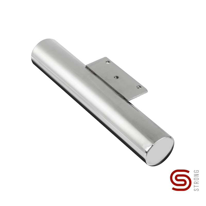 Pé/base para sofá STRONG StrongLegs FS007, metal cromado, base 80 x 30 x E.2,8, Ø.35 x C.160 mm