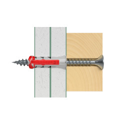 Bucha nylon dois componentes Fischer DuoPower 8 x 40 mm