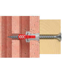 Bucha nylon dois componentes Fischer DuoPower 8 x 40 mm