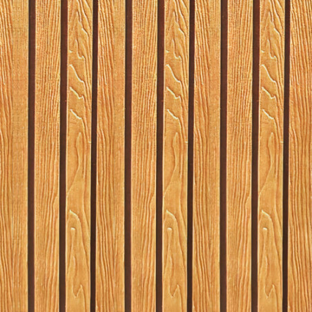 Perfil ripado p/exterior e interior Premium 196, WPC cumaru, 2800 x 196 x 28 mm, 0,549 m2 (ver acessórios)