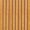 Perfil ripado p/exterior e interior Premium 196, WPC cumaru, 2800 x 196 x 28 mm, 0,549 m2 (ver acessórios)