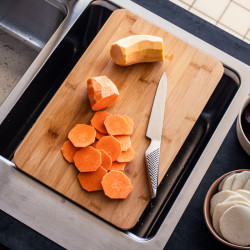 Lava louça RODI UNA 57, uma pia sem escorredor, inox polido, aplicação superior ou á face, 550 x 505, MOD.600 mm