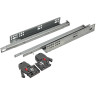 Corrediça oculta de gaveta c/amortecedor STRONG StrongRide 2D, extração parcial, c/suporte frontal, 25 kg, C.500 mm