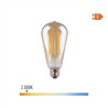 Lâmpada vintage ovo filamento LED luz quente 98624, Ø.6,4 x 14,2 cm, E27, 300°, CE.F 220/240V 6W 560LM 2000K