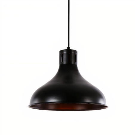 Candeeiro de teto suspenso vintage 32111, metal preto, E27 60W, Ø.29 x A.24 cm (lâmpada não incluída)