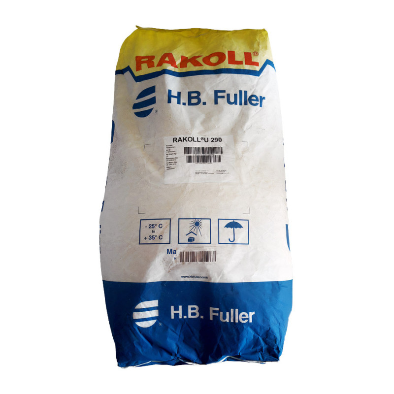 Cola termofusível à base de copolímero de EVA H.B.Fuller-Rakoll RAKOLL U 290(U290), 25 kg