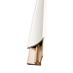 Perfil vedante REHAU RAUWALON 116 para tampo de cozinha, alumínio, 25 x 25 x 5000 mm