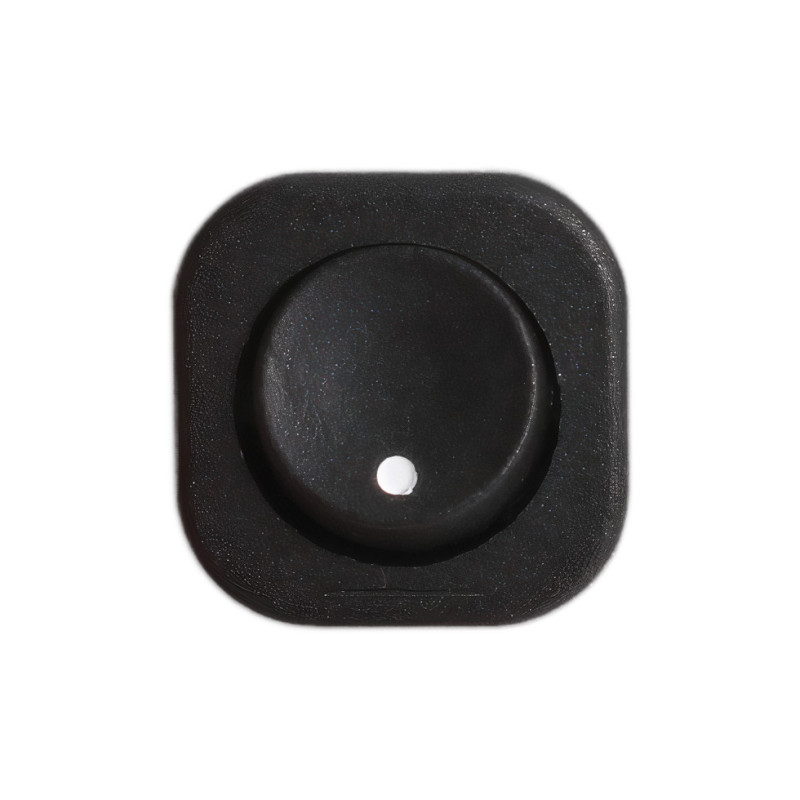 Botão interruptor quadrado 827 para LED, preto, 20/24 x 20/24 x A.22 mm