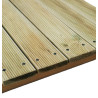 Deck madeira casquinha vermelha tratada, C.2400 x L.120 x E.21 mm (0,288 m2)