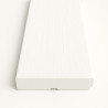 Rodapé em PVC expandido maciço, PVC branco vermont, A.70 x E.14 x C.2200 mm