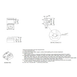 Conetor universal p/fitas LED/linha dupla STRONG StrongLumio 507813, L.8 mm