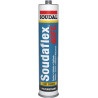 Cola e veda (selante adesivo) SOUDAL Soudaflex 40FC, 121723, base de poliuretano, branco, 300 ml