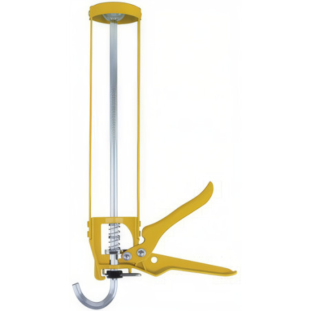 Pistola manual esqueleto amarelo p/cartuchos convencionais SOUDAL, 106812, 310ml