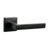 Puxador espelho quadrado c/manete quadrada F705 YH-39B, lacado preto, 19 x 10 mm