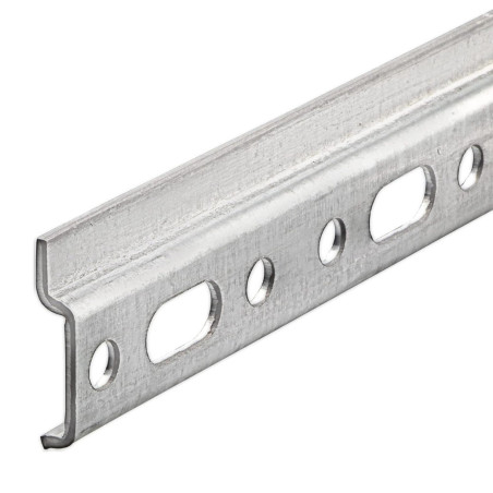 Chapa de suporte/engate para nivelador oculto TRASER-6, aço galvanizado, 26 x 2029 mm