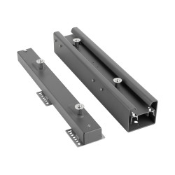 Despenseiro até 100 kg STRONG K-StrongWire 398665 c/amortecedor, cinza/cestos cromados, A.1560-1890 x P.510 x L.395, MOD.450 mm