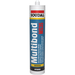 Cola e veda profissional SOUDAL MULTIBOND MS35, 122584, base de polímeros híbridos, pintável, terracota, 290 ml