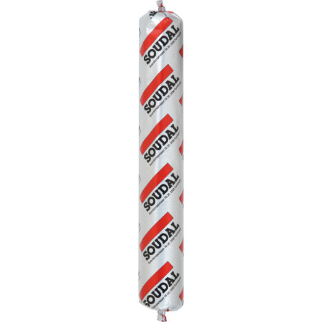 Cola e veda profissional SOUDAL MULTIBOND MS35, 121169, base de polímeros híbridos, pintável, cinza, 600 ml (bolsa alumínio)